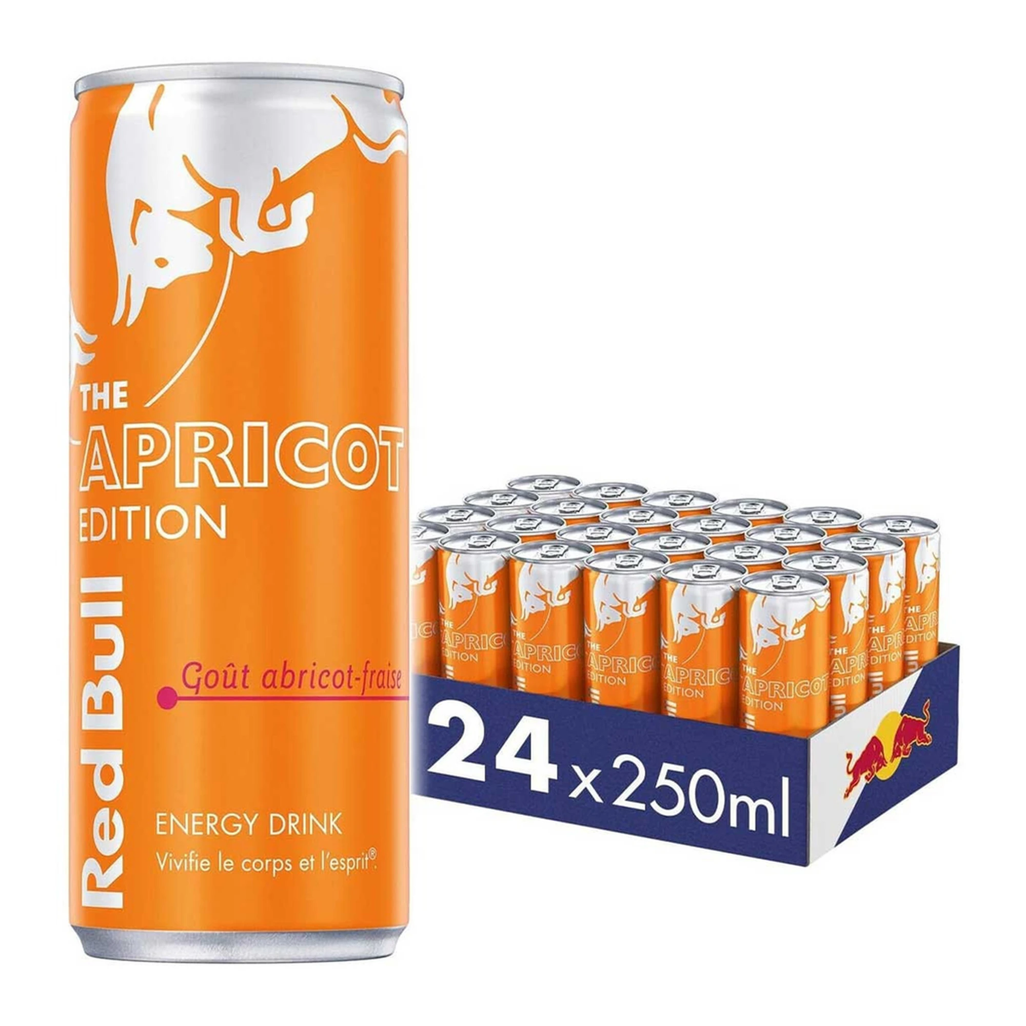 Red Bull apricot-strawberry energy drink 24 x 250ml