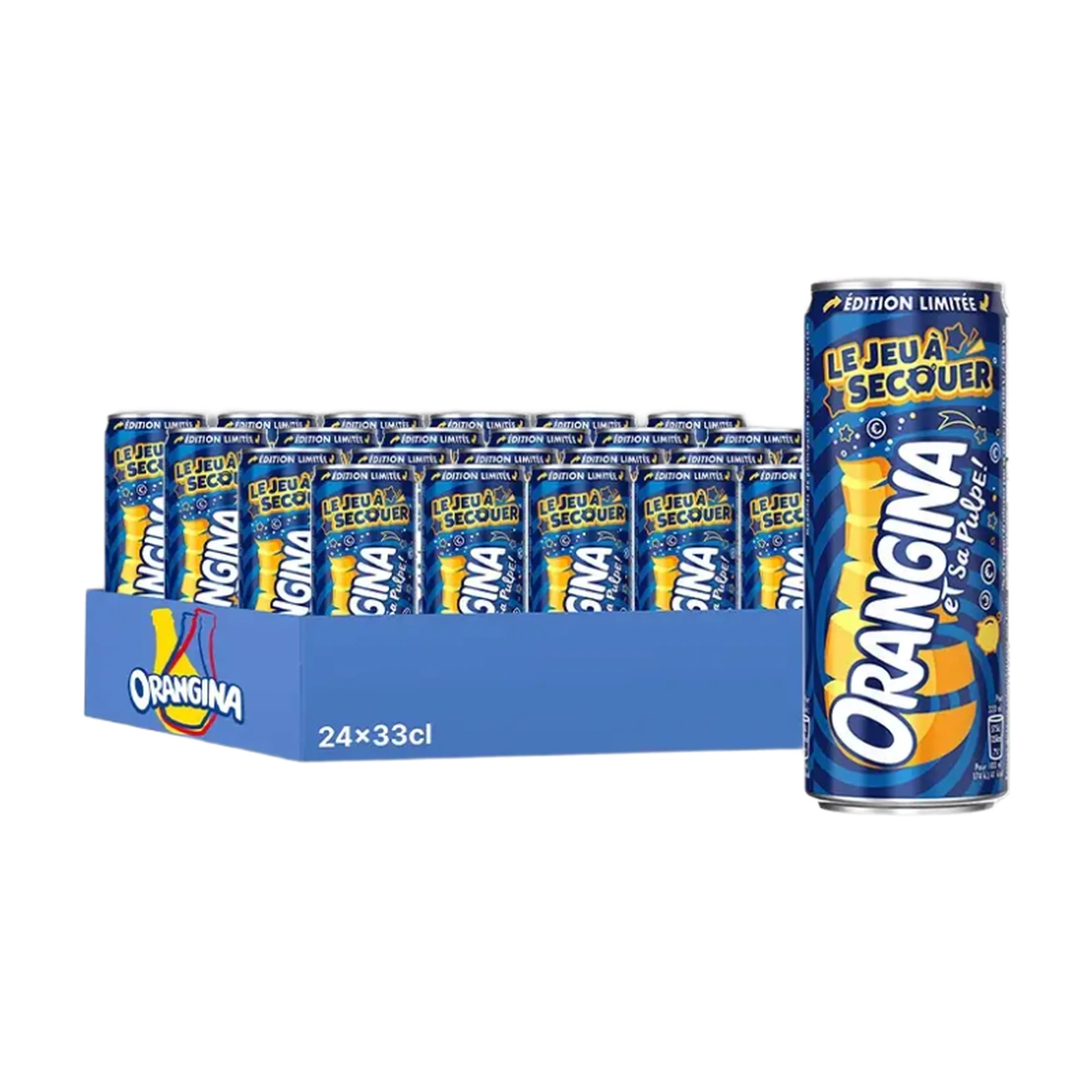 ORANGINA Pack of 24 Soda Cans - 24 x 33 cl
