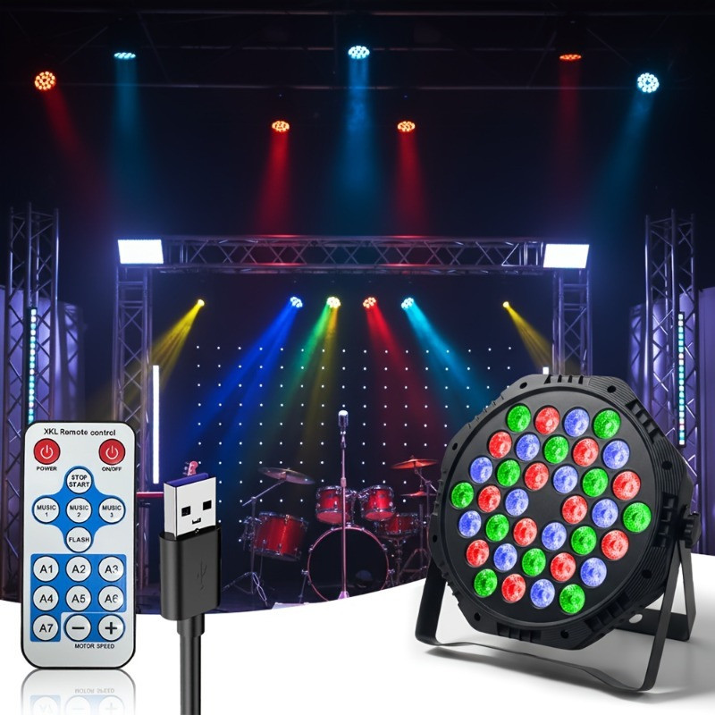 Lumières stroboscopiques triangulaires LED DJ 18 perles