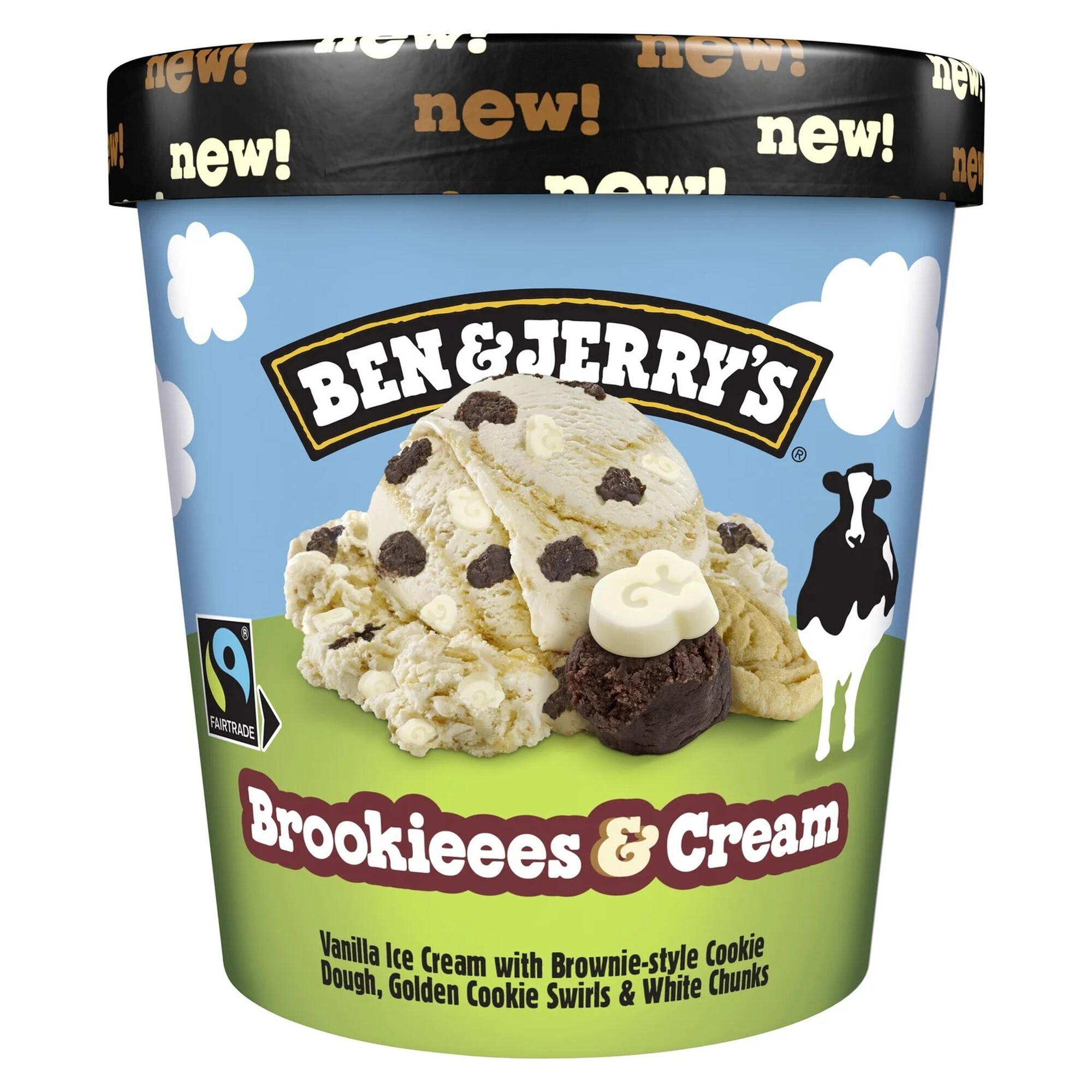 BEN & JERRY'S Ice Cream Brookies & Cream - 388 g